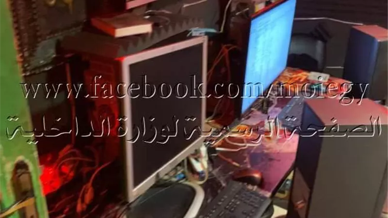 ضبط شركة استديو صوت غير مرخص بالقاهرة