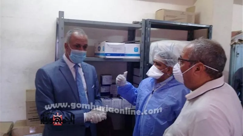 لجنه متابعه كورونا تزور مستشفيات قوص المركزي وحميات نجع حمادي