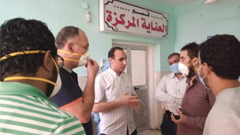 وكيل الوزارة بسوهاج- إستقبال حالات كورونا فى المبنى الجديد بالحميات بسعة 40 سرير