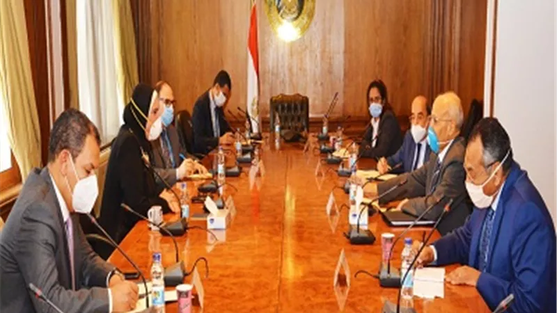 وزيرة التجارة تبحث مع وزير الانتاج الحربى سبل الارتقاء بجودة وتنافسية الصناعة الوطنية
