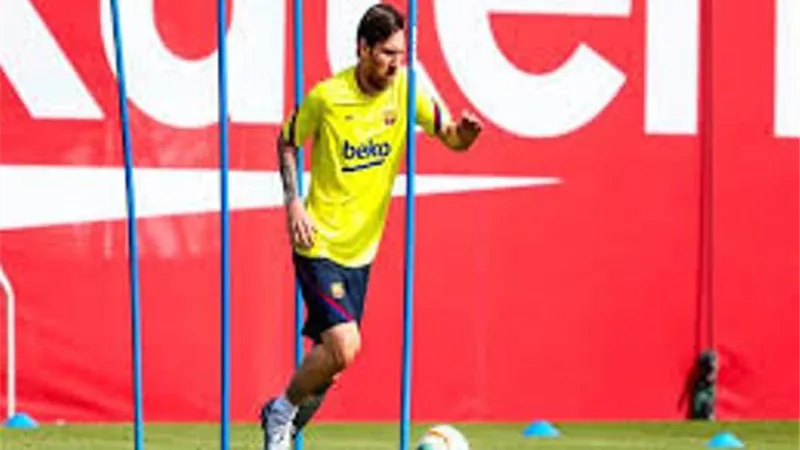 ميسي يعود للتدريبات الجماعية لبرشلونة