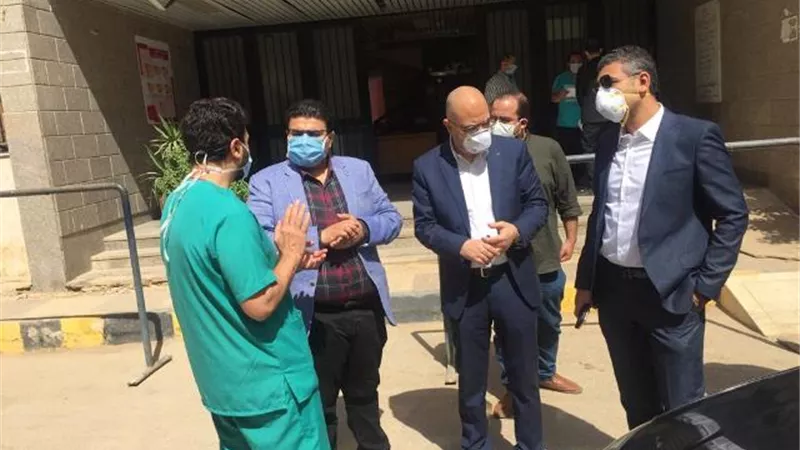 نائب المحافظ يتفقد مستشفى بنى سويف الجامعي