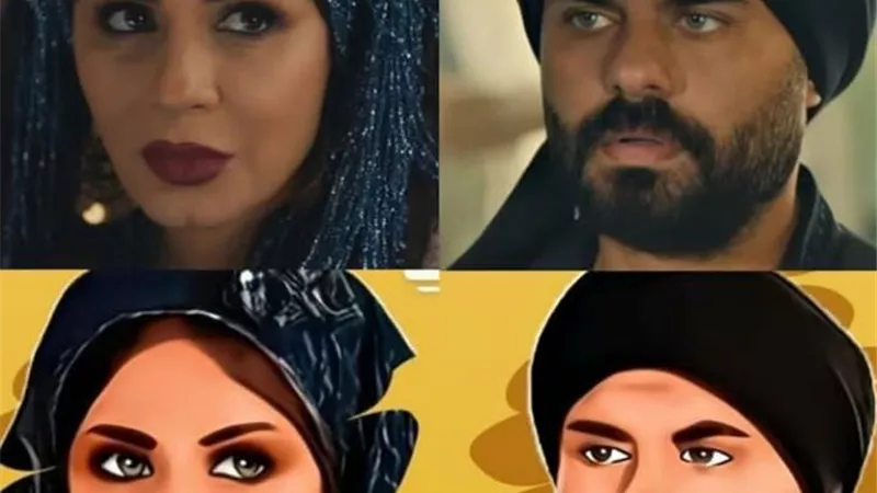 نجلاء بدر تخطف الانظار برفقة أحمد صلاح حسنى من كواليس 