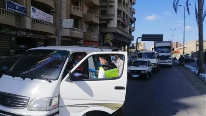7 ألاف جنيه غرامات عدم ارتداء الكمامة لسائقى الشرقية
