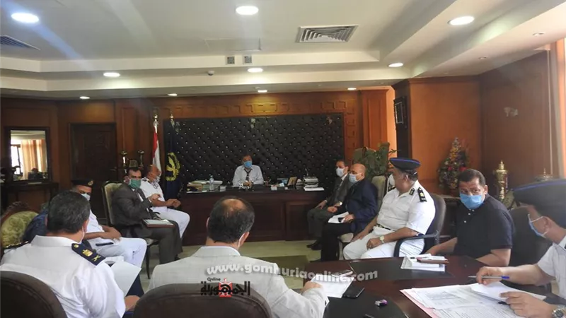 برئاسة مدير الأمن : إجتماع تنسيقي لتأمين مركز توزيع الاسئلة ولجان الثانوية العامة.. صــــور