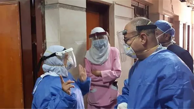 ٤٠ حالة كورونا بمستشفي بني سويف الجامعي