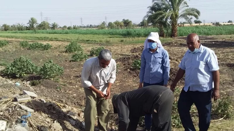 إستئناف عمل هيئة المساحة فى تحديد مسار محور السوفوتيل شمال الأقصر