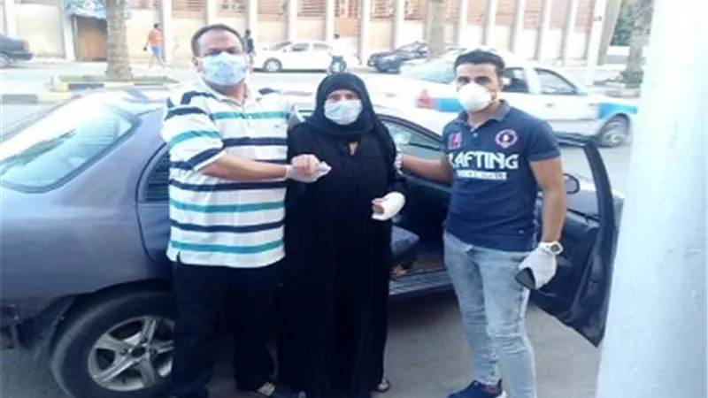 تعافي مسنة وخروجها من عزل التأمين ببني سويف
