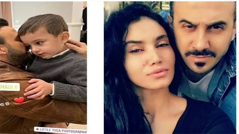 قصي خولي ينشر فيديو لابنه رغم الخلاف مع زوجته