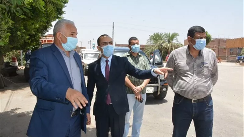 نائب محافظ سوهاج يتفقد مشروعات برنامج التنمية المحلية لصعيد مصر بمركز جرجا