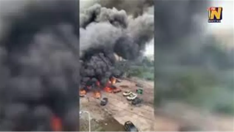 بالفيديو .. ارتفاع حصيلة ضحايا انفجار شاحنة صهريج الغاز الطبيعى لـ 18شخص