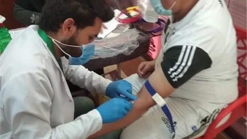غرفة الإسماعيلية تستكمل تحاليل كورونا للتجار مجانا