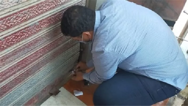 غلق مخزن مواد غذائيه بدون ترخيص ببنى سويف