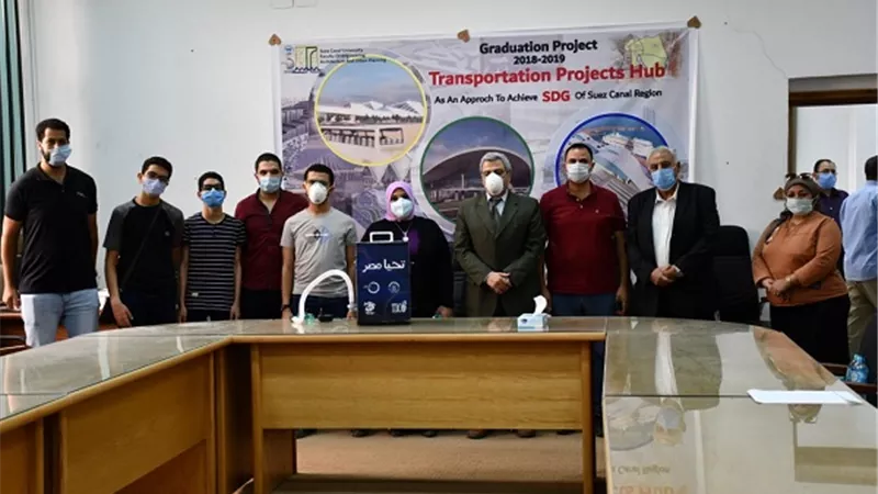 طلاب هندسة القناة يقدمون جهاز تنفس صناعي بتكلفه منخفضة وكفاءة عالية