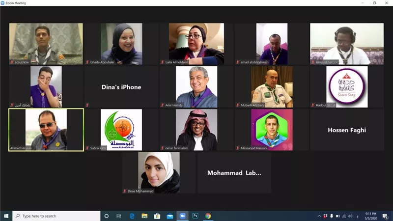 الكشافة العربية تنظم ورش عمل ولقاءات حوارية اليكترونيا