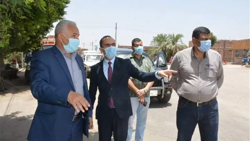 نائب محافظ سوهاج يتفقد مستشفى المنشاه المركزي .صور