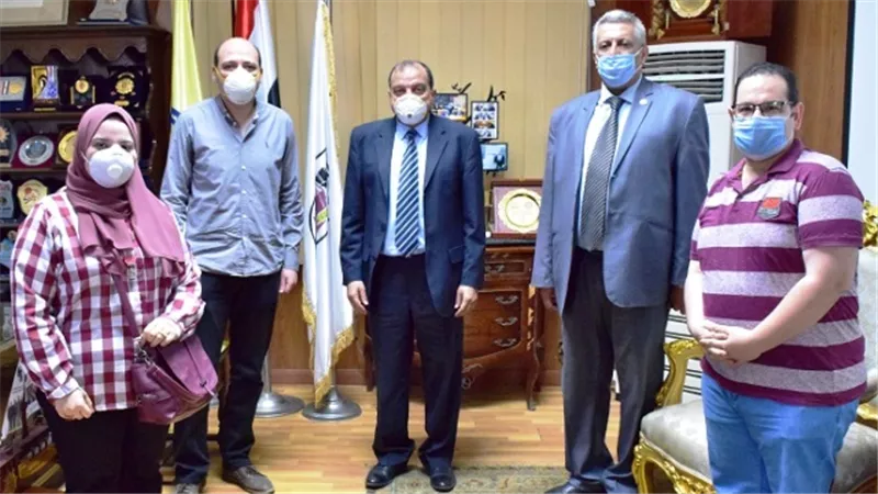 المجلس القومي لحقوق الإنسان ببنى سويف يشكر رئيس الجامعة