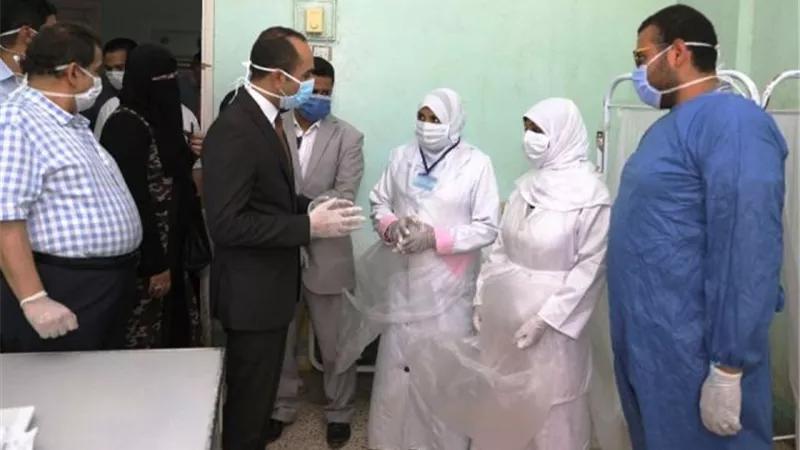 نائب محافظ سوهاج يتفقد مستشفى المنشاة المركزى..صور