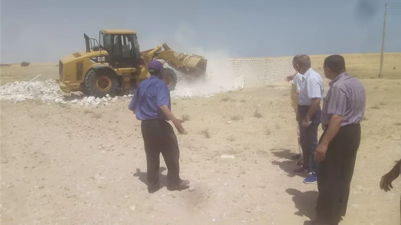 حملة ازالة تعديات على املاك الدوله ببئر العبد