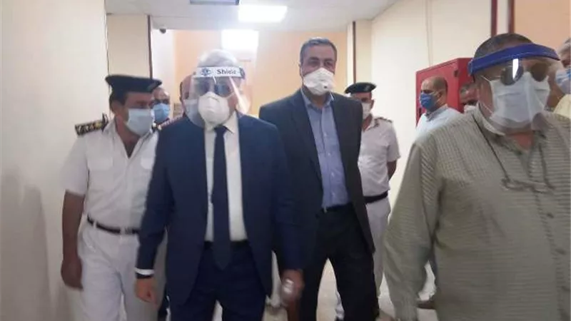 فوده وخريسه تفقدا أعمال تطوير مبني ديوان المحافظة وبعض المديريات