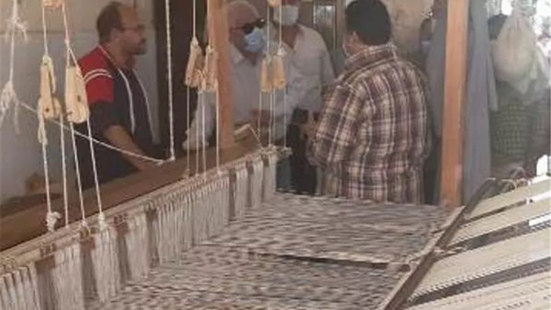رئيس مركز بنى سويف ينفقد مشروعات اهناسيا الخضراء