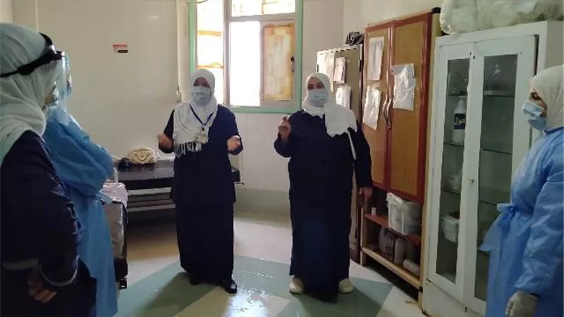 إستمرار أعمال التدريب لجميع الفرق الطبية داخل مستشفيات الشرقية