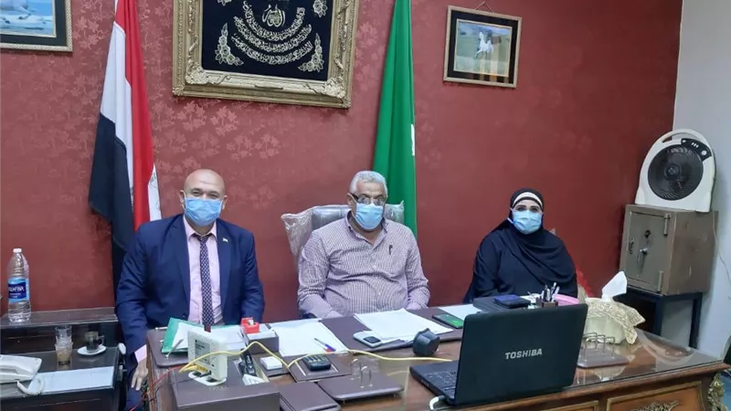 اجتماع تنسيقى بين مدينة الزقازيق وادارة غرب التعليمية استعداداً للثانوية العامة