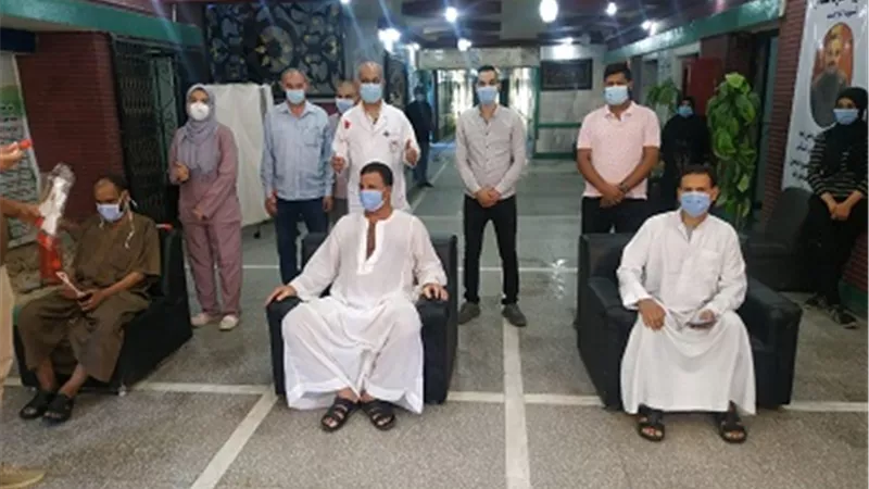 مستشفى قنا العام يعلن عن شفاء ٣ حالات جديدة من مصابى كورونا