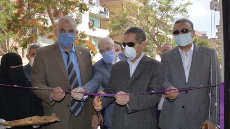 محافظ الغربية ونائبه يفتتحان الإدارة البيطرية بزفتي
