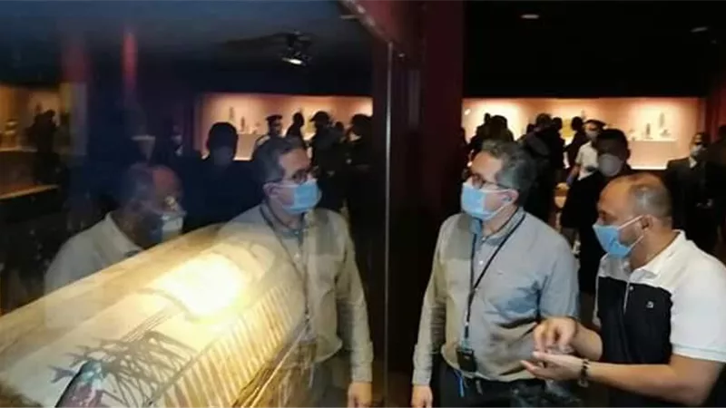 وزير السياحة يتفقد متحف الآثار الجديد بالغردقة ويتابع إجراءات إعادة افتتاحه للجمهور
