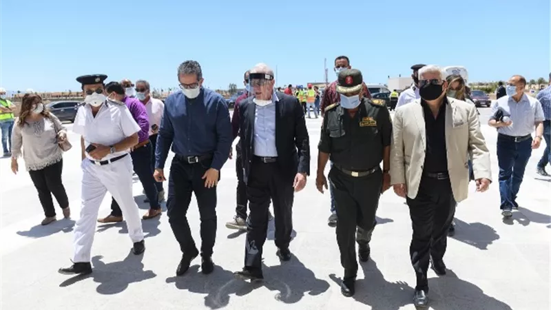 بالصور.. العناني وفودة يتفقدان مستجدات الأعمال لمتحف شرم الشيخ