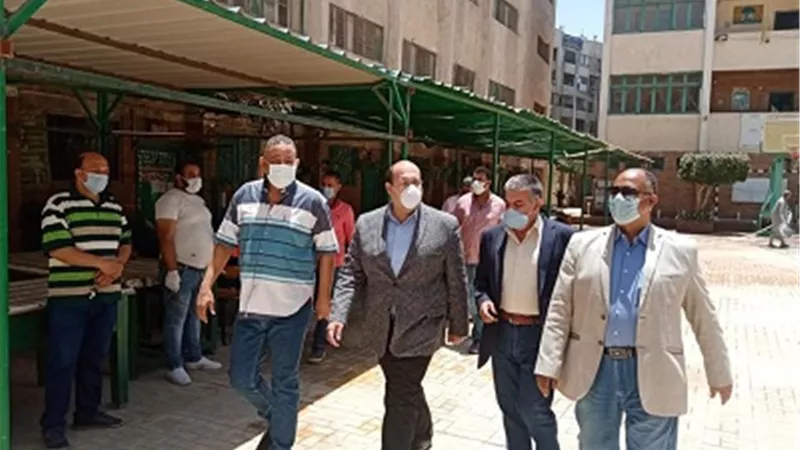 نائب محافظ الجيزة يتابع الأستعدادات النهائية لمارثون الثانوية العامه بالعمرانية