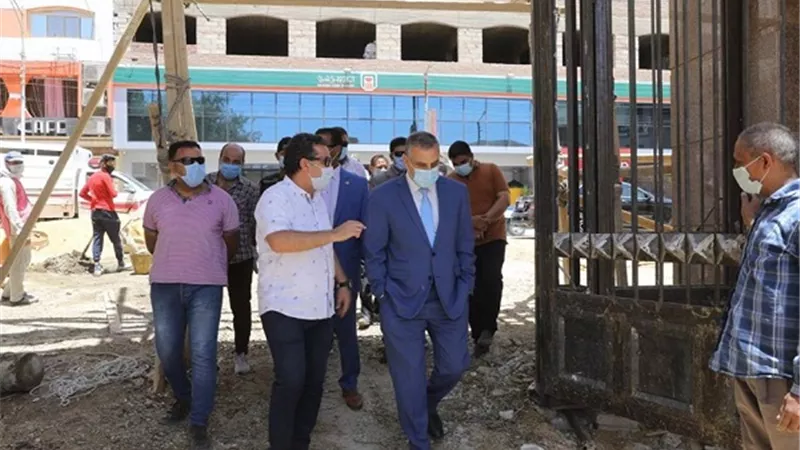 محافظ سوهاج يتفقد بوابة مرسى ناصر السياحي