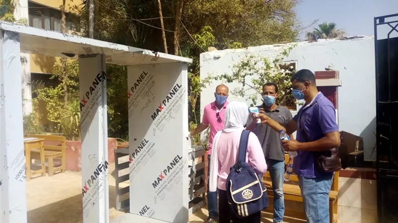 بدء أداء إمتحان اللغة العربية لطلاب الثانوية العامة فى ١٢ لجنة بالوادى الجديد