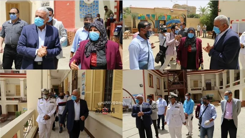محافظ السويس يتفقد امتحانات الثانوية الثانوية العامة 2020