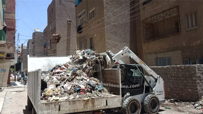 حملات نظافع مجمعه بشوارع ينى سويف