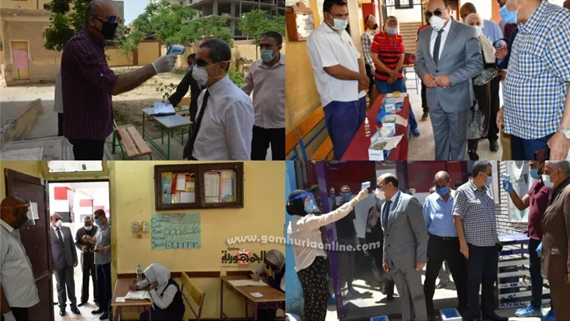 محافظ أسوان يتفقد لجان الثانوية العامة والأزهرية ويطمئن على تطبيق كافة الإجراءات التأمينية