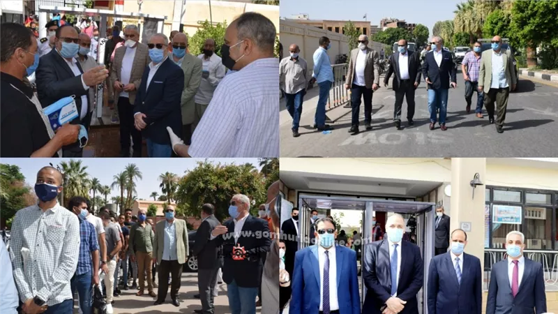 محافظ الأقصر يتفقد الإجراءات الإحترازية بعدد من لجان الثانوية العامة