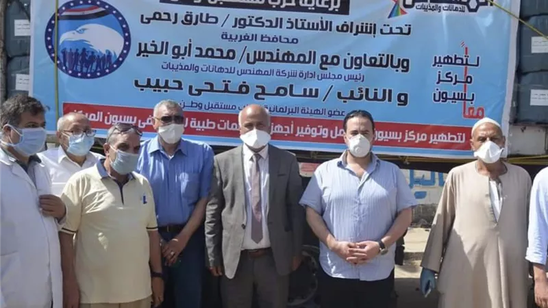 وكيل صحة الغربية يتفقد مستشفيات الصدر والمركزى ببسيون وتنك الغازات