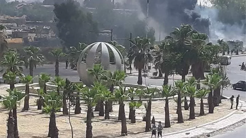 سوريا.. إخماد حريق عند مدخل مخيم اليرموك بدمشق