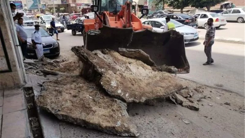 إزالة الإشغالات من شوارع كفرالشيخ