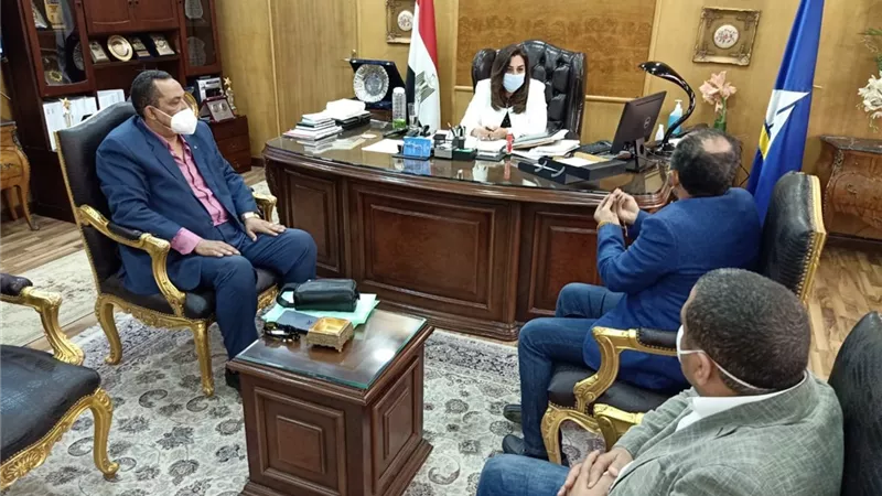 محافظ دمياط تطلب جدول الزمنى لبدء تطوير استاد دمياط الرياضى