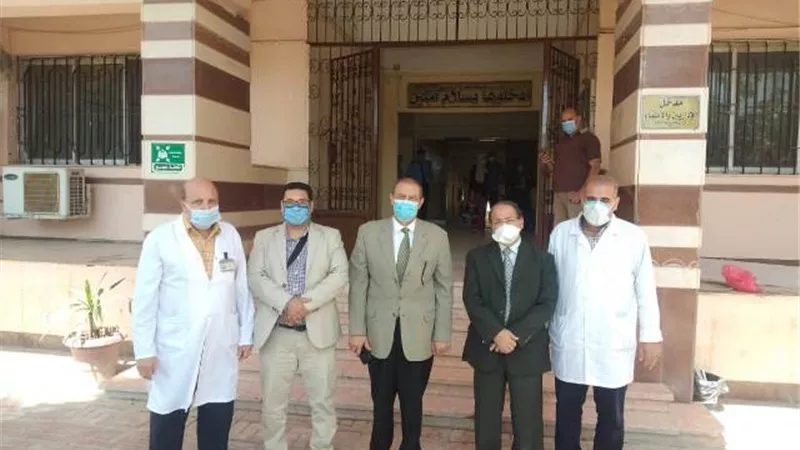 مدير صحة المنوفية ورئيس الطب الوقائي بالوزارة يتابعان الخدمة الطبية بالمستشفيات