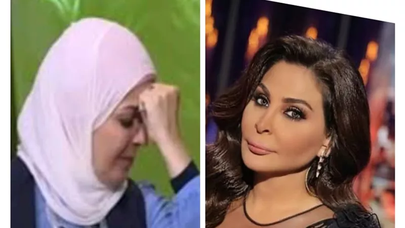 حكاية بكاء منى عبد الغنى على الهواء بسبب إليسا