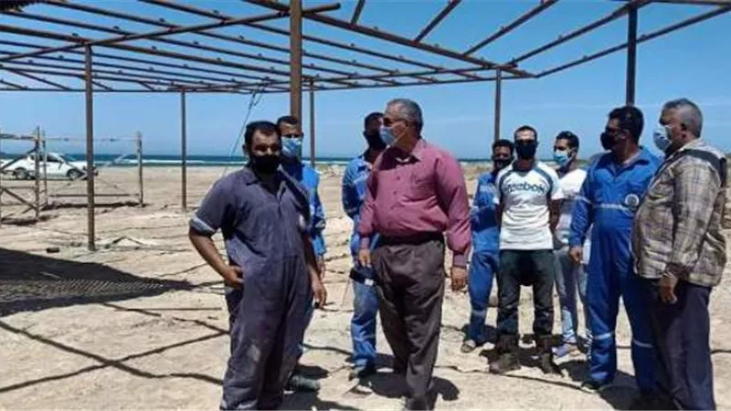 رئيس طور سيناء يتابع المشروعات التنموية الجاري تنفيذها
