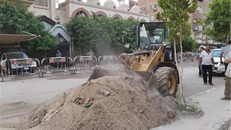 فتح شارع خاتم المرسلين امام حركة السيارات بالعمرانية