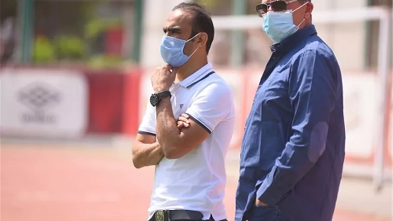 الخطيب فى مران الاهلى الصباحى اليوم