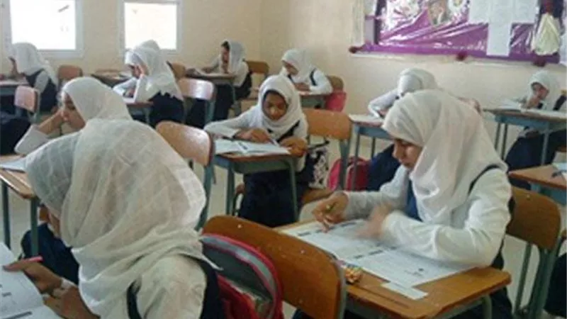 اصابة طالبه اثناء الامتحان ببنى سويف