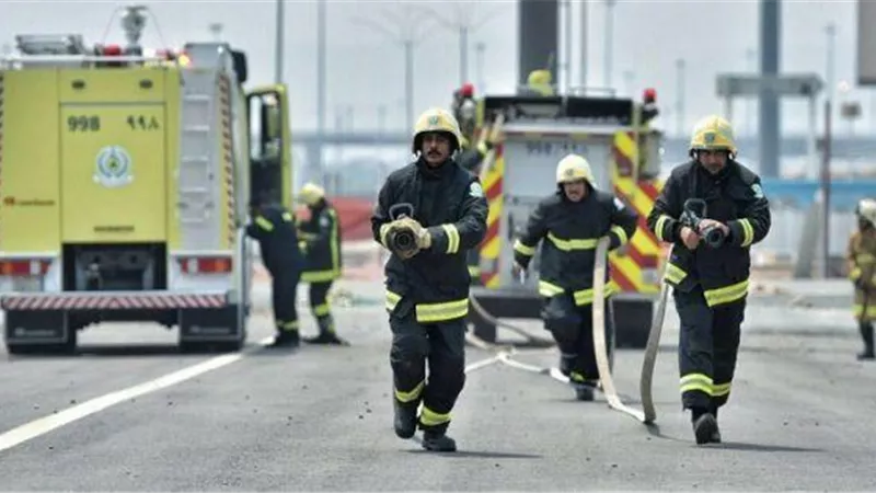 الدفاع المدني السعودي يتحرك بسبب سلوك خطير من شخص في محطة وقود.. فيديو