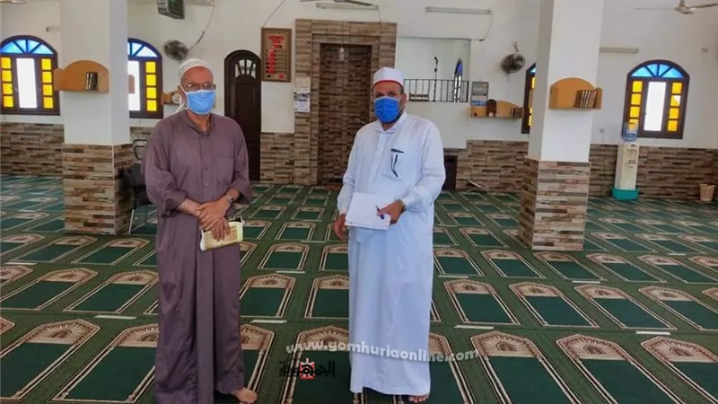 بالصور.. أوقاف العاشر من رمضان تستعد لاستقبال المصلين فجر الغد
